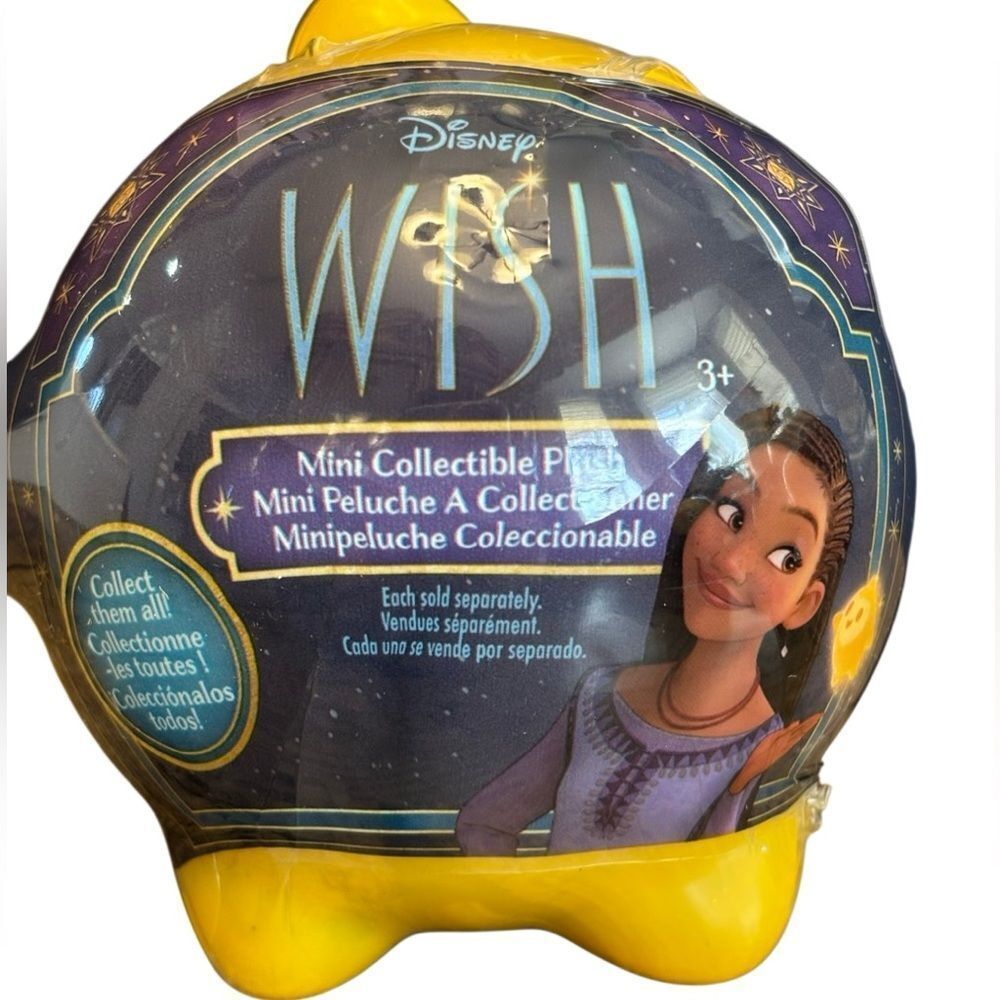 Disney WISH Mini Collectible Plush Series 1 – Mystery Capsule New Sealed